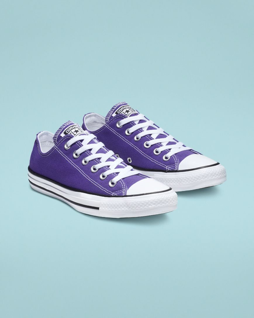 Zapatillas Bajas Converse Chuck Taylor All Star Classic Mujer Moradas | PE 2LEW4P